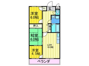 グレース深野の物件間取画像